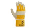 Texxor® Guanti Invernali In Pelle Di Maiale Pieno Fiore Husky, Pelle Naturale, Twill Giallo