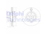 2X Disco Freno Delphi BG9055 Per Subaru Impreza Hatchback (Gr Gh G3) 52 7Mm