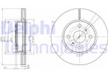 2X Disco Freno Delphi BG4274 Per Toyota Iq (_J1_) 46 2Mm 255Mm
