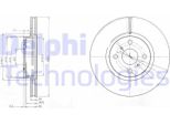 2X Disco Freno Delphi BG4054 Per Toyota Yaris Hatchback (_P9_) 46 3Mm 275Mm