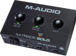 M-AUDIO M-Track Solo Usb Audio Interface Crystal Preamplifier 16 Bit 48 Khz Black