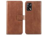 Imoshion Custodia Per Cellulare Per Oppo A74 (4G) - Flip Cover Bookcase Flip - Marrone
