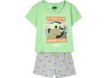 Pigiama Corto Star Wars Baby Yoda Grogu Verde 104 Cm