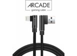 Swissten PīTais L Tipa UniversāLs Quick Charge 3.1 Usb Uz Lightning Datu Un UzlāDes Kabelis 1.2M Melns