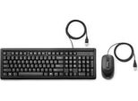 Hp 160 Tastiera Qwerty Usb Inglese Nero
