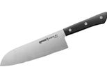 Coltello Santoku Samura Harakiri Da 7 Pollici - Lama Da Cucina In Acciaio Giapponese Di , Design Nero Elegante Per Tagli Di Precisione Ed Eccellenza Culinaria