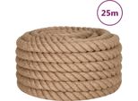 Vidaxl Corda Di Iuta 25 M Di Lunghezza 36 Mm Di Spessore