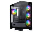 Itek Showbui 45B Case Pc Tower Atx Nero Vetro Temperato Rgb 4 Ventole Incluse