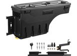 Vano Portaoggetti Per Camion - Coperchio Con Serratura - Cassetta Porta Attrezzi Impermeabile In Abs Per Passaruota 25 L - Compatibile Con Chevrolet Silverado 1500 Gmc Sierra 1500 2019-2021 - Lato Conducente - Nero