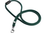 Durable Cordoncino In Tessuto In Rpet Con Moschettone, 10 Pezzi, Verde, 824105