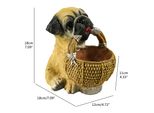 Cane Piccola Fioriera, Vaso Di Resina Per Piante Grasse, Vaso Di Resina Per Fiori