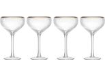 Mikasa Sorrento 4Pc Bicchieri Da Champagne, 350Ml, Confezione Regalo