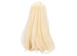 Parrucca Della Bambola Giocattolo, Parrucca Della Testa Della Bambola, Parrucca Della Bambola Della Frangia Smussata, Capelli Finti Lunghi Della Bambola Della Bambola, Capelli Lunghi Della Bambola Di Diy, Parrucca Della Bambola Di Simulazione