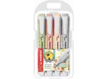 Stabilo Swing Cool Naturecolors Evidenziatore 4 Pz Punta Smussata Beige, Verde, Rosa