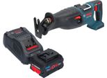 Bosch Gsa 18V-28 Sega Circolare Professionale A Batteria 18 V Biturbo Brushless + 1X Batteria Ricaricabile Procore 8,0 Ah + Caricatore