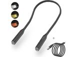Lappr Helicon - Lampada Da Lettura Da Collo - Lampada Led Ricaricabile - Luce Da Lettura Dimmerabile Con 3 Modalità Di Illuminazione
