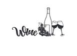 Decorazione Murale A Tema Vino, Decorazione Murale A Tema Vino In Metallo, Decorazione Murale A Tema Vino In Cucina, Decorazione Murale A Tema Vino In Metallo, Decorazione Murale A Tema Vino, Decorazione Murale A Tema Vino In Vetro