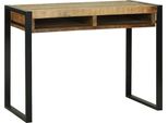 Vidaxl Tavolino Da Toilette Con Ripiano Marrone 100 X 50 X 75 Cm In Legno Massiccio Di Mango