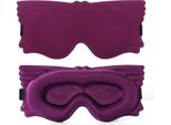 Inf Maschera Per Il Sonno A Forma Di 3D - Perfetta Per Bloccare La Luce Viola Scuro