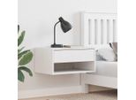 Vidaxl Comodino 2 Pezzi Bianco 50 X 32,5 X 24 Cm In Legno Di Pino Massiccio