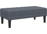 Syfax™ Panchina Con Cuscino Grigio Scuro 113 X 57 X 39 Cm Velluto