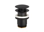 Kludi PUSH-OPEN Garniture D'éCoulement G 1 1/4, Verrouillable, Pour Lavabos Avec Trop-Plein, 1042639-00, 1042639-00