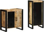Syfax™ Set Di Mobili Per Il Bagno 2 Pcs Legno Di Mango Massello