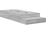 Syfax™ Struttura Letto Con Contenitore Grigio Sonoma 90 Cm