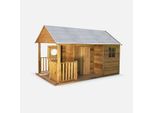 Casetta Per Bambini In Legno Di Pino, 4.5M², Marrone Naturale