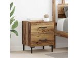 Vidaxl Comodino 2 Pezzi In Legno Di Recupero 40 X 35 X 47,5 Cm Materiale A Base Di Legno