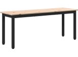 Syfax™ Panchina Naturale 110 X 35 X 45 Cm Pino Massello