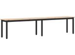 Vidaxl Panca Naturale 200 X 35 X 45 Cm In Legno Di Pino Massiccio