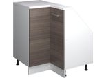 Vicco Mobile Sottotetto Mobile Angolare Rion, 75.6 X 81.6 Cm Con 1 Porta, Grigio Prezioso/Bianco/Bianco