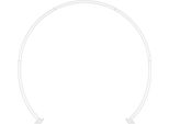 Vidaxl Arco Nuziale Bianco 223 X 45 X 201 Cm Acciaio