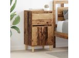 Vidaxl Comodino 2 Pezzi In Legno Di Recupero 40 X 35 X 70 Cm Materiale A Base Di Legno