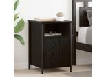 Vidaxl Comodino 2 Pezzi Look Rovere Nero 40 X 42 X 60 Cm