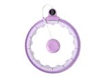 Massage Hula Hoop Home FH02 Con Pesi E Contatore Viola