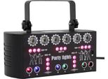 Luce Da Discoteca Per Dj - Luce Da Palco A Led - Con 27 Lenti - Rgb + Uv - Dmx E Telecomando - Ac 220 V - Ce - Nero