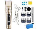 Inf Set Tagliacapelli Elettrico Oro Con Forbici In Acciaio - Kit Professionale