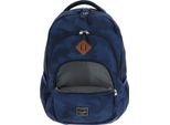 Travelite Zaino Per Il Tempo Libero Zaino Con Scomparto Per Laptop Basic Melange Backpack 22L Camouflage Navy Blu