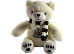 Newcastle United Fc - Orso Di Peluche BS6398 (Taglia Unica) (Bianco/Nero)