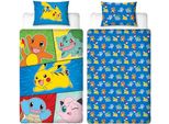 Pokemon - Set Di Biancheria Da Letto Retrò AG4111 (Letto Singolo) (Colorato)