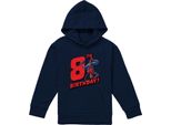 Spider-Man - Felpa Con Cappuccio Per Bambini, 8° Compleanno TV23015 (128) (Navy)