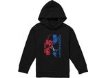 Capitan America - Felpa Con Cappuccio Per Bambini, Pullover TV23025 (128) (Nero)