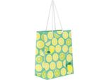 Sacchetto Regalo In Carta Con Motivo A Limoni E Manici Resistenti, 2 Pezzi
