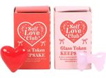 Something Different - Set Di Souvenir "Self Love Club"", Vetro (Confezione Da 24) SD10757 (Taglia Unica) (Rosa/Rosso)"
