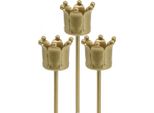 Elegante Portacandele A Corona In Metallo Per Candele Decorative A Colonna