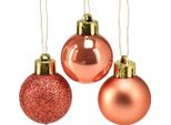 Mini Baubles Decorativi Albero Di Natale Baubles Infrangibile Plastica Natale