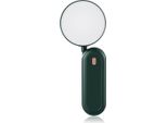 Inf Lampada Da Scrivania Led Pieghevole - Portatile, Regolabile, Ricaricabile Verde