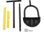 Tagliabordi Manuale, A Batteria, Con Impugnatura A T, Tagliabordi A Dente Di Sega A Mezza Luna, 94 Cm, Per La Manutenzione Dell'erba Sui Marciapiedi